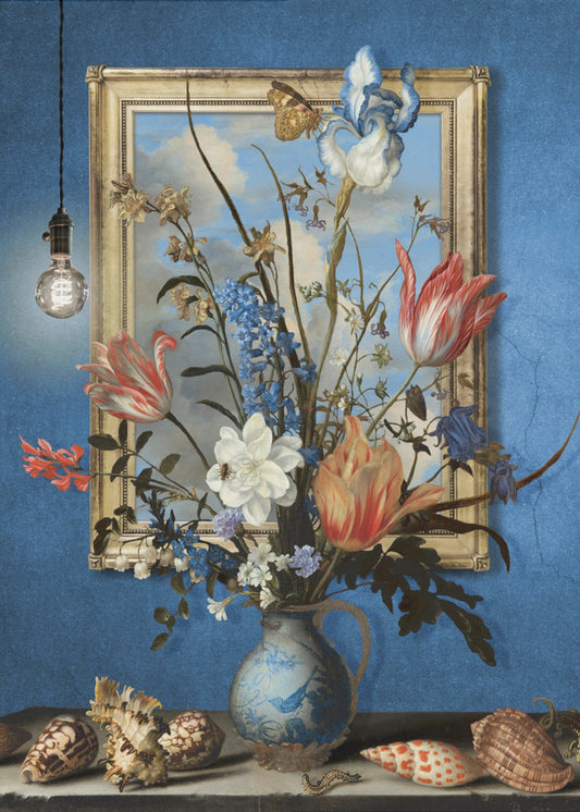 Een stilleven in Delft | Poster