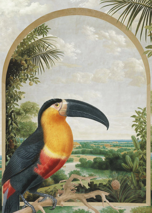 Toekan op een tak | Canvas