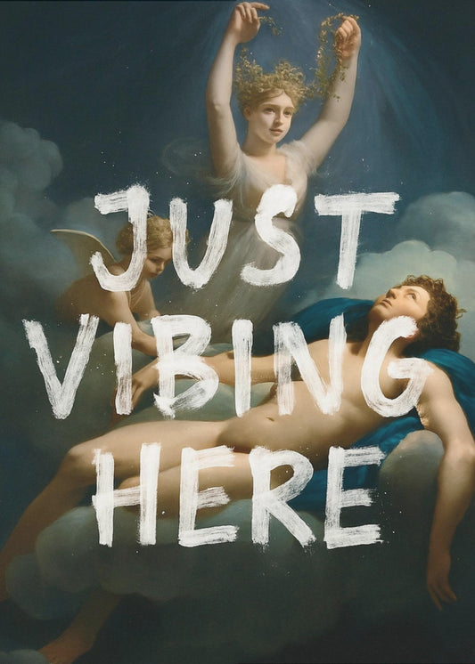Even een vibe hier | Poster