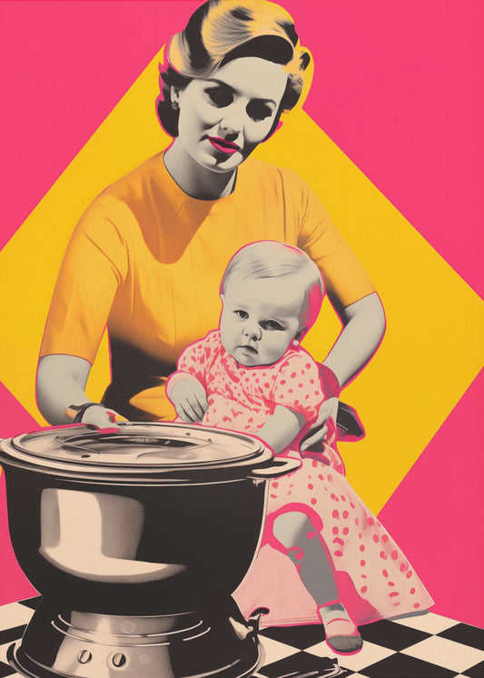 Surrealistische moeder | Canvas