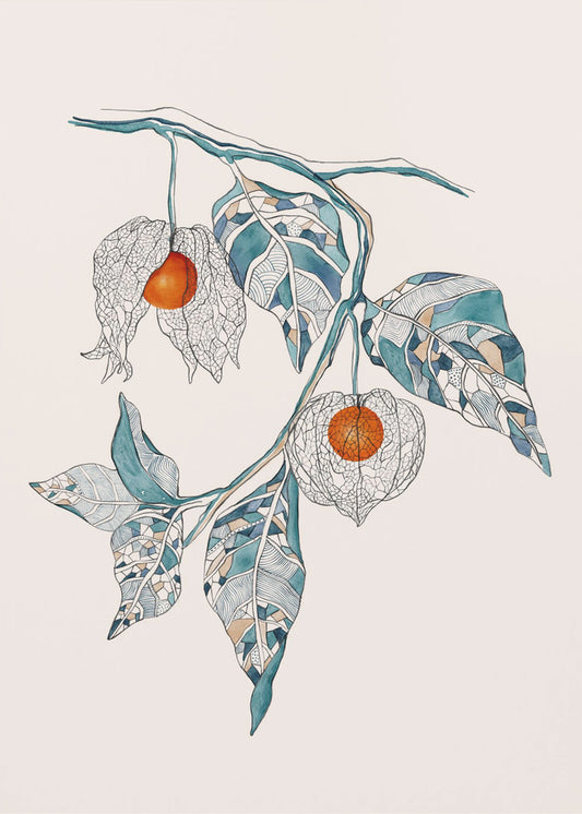 Chinese lantaarn | Canvas