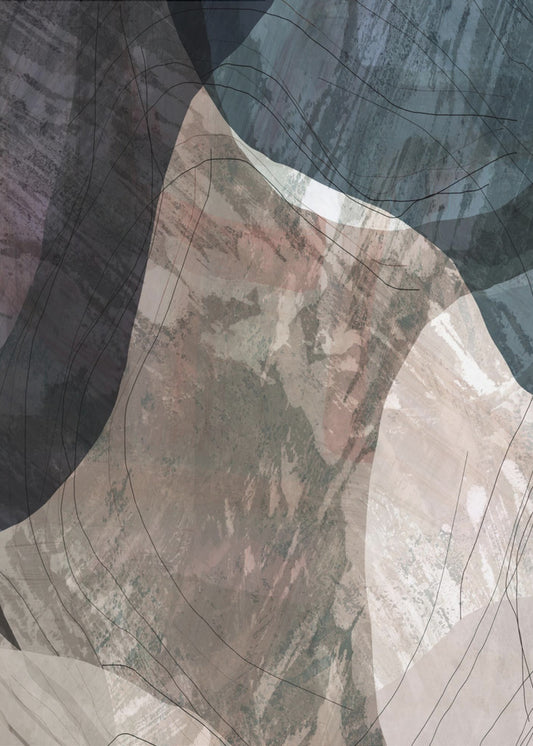 Oceanische Echoes 3 | Canvas