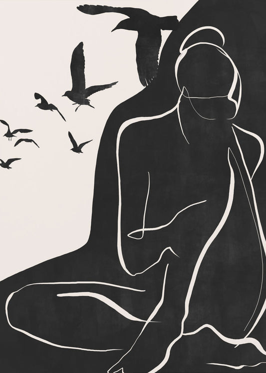 Flying Birds | Canvas