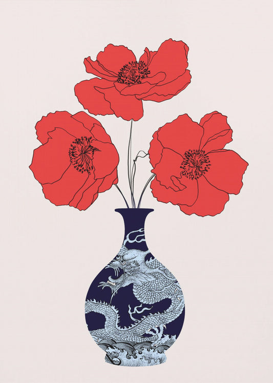 Three Poppies | Canvas