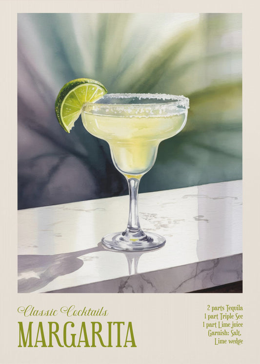 Klassieke cocktails - Margarita | Canvas