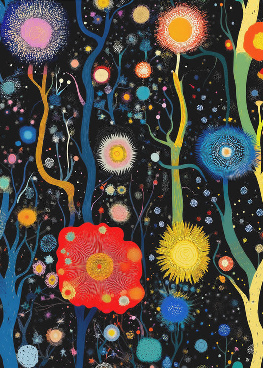 Levendige Hemelse Tuin | Canvas