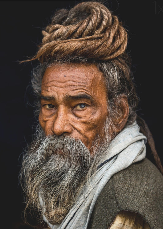 Portret van een Sadhoe... | Canvas