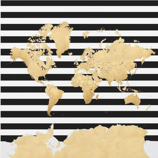 Harper wereldkaart | Canvas