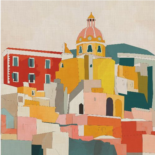Procida Italië Kopie | Canvas