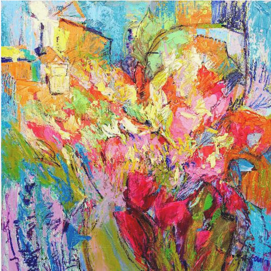 Schitterende Bloeiende Scape | Canvas