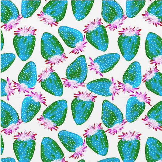Blauwgroene aardbeien | Canvas