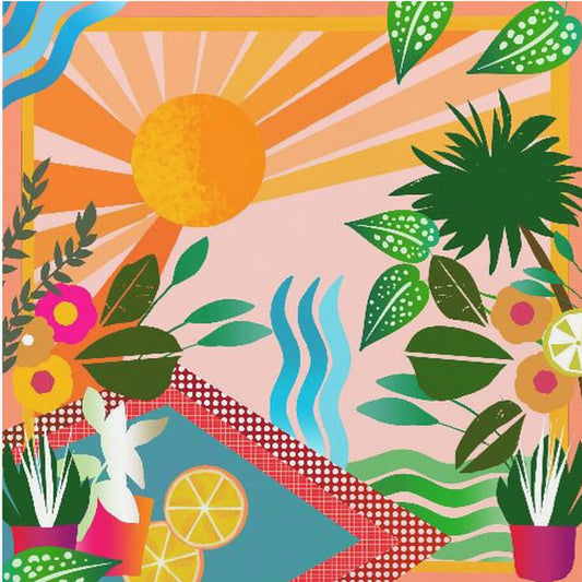 Tropische Hygge | Canvas