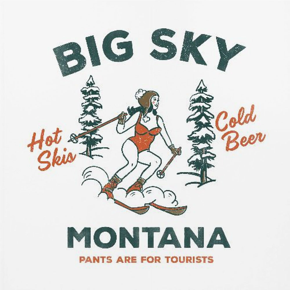 Ski Big Sky Montana: Broeken zijn voor toeristen | Poster