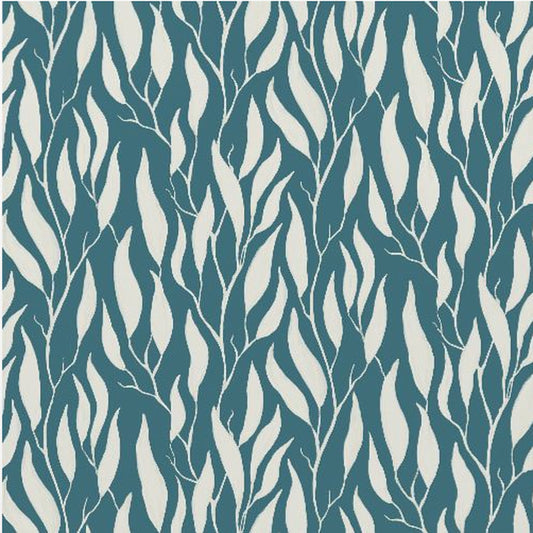 Rustige hangende eucalyptustakken geschilderd in gouache | Canvas
