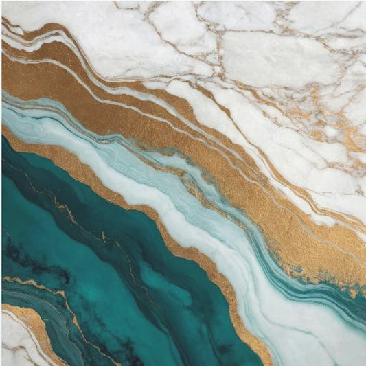 Gouden Adergolven | Canvas