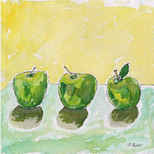 Groene appels | Poster
