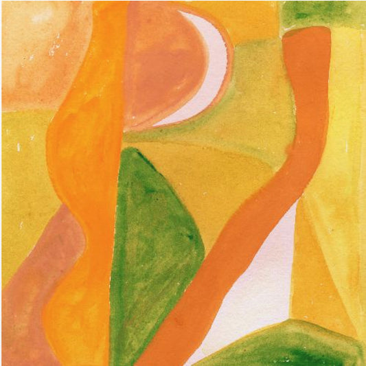 Orange and Golden Abstract | Poster