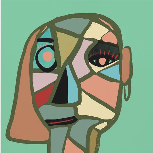 Abstract gezicht | Poster