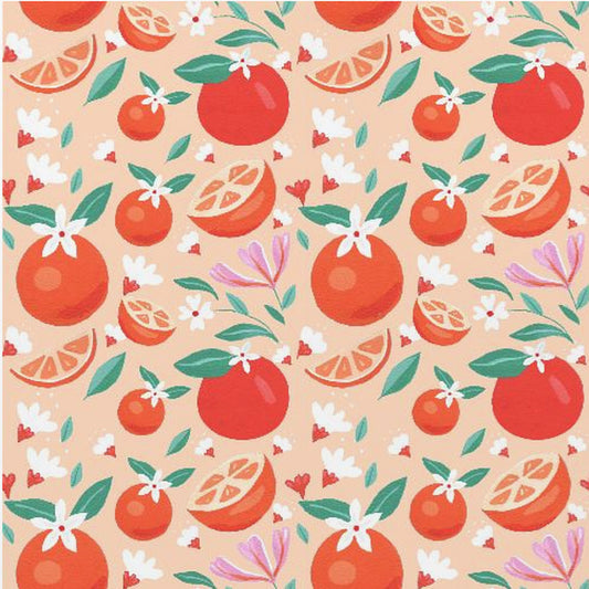 Citruspatroon | Canvas