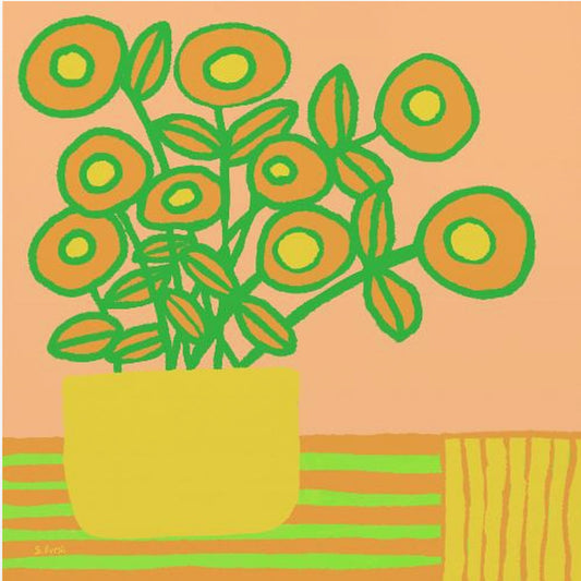 Bloemen op tafel | Poster