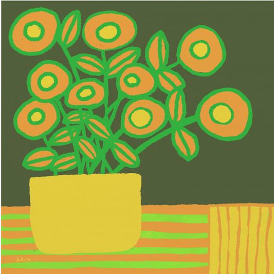 Bloemen op tafel | Poster