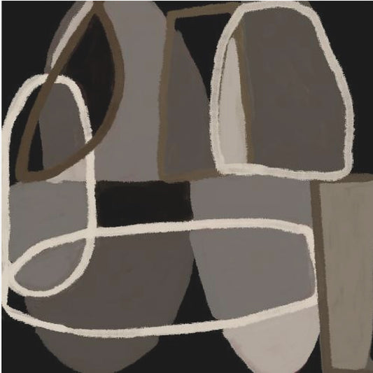Abstract zwart-wit | Poster