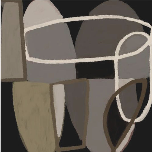 Abstract zwart-wit | Poster