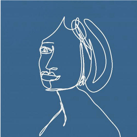Woman LINE DRAWING | Canvas