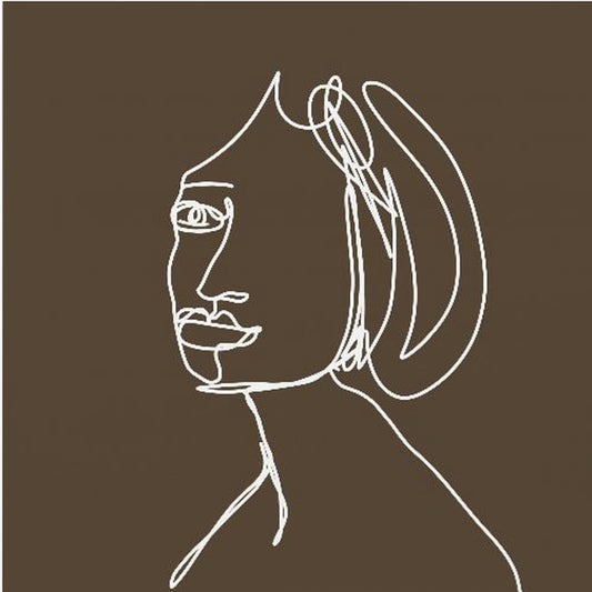Vrouw LIJNTEKENING | Poster