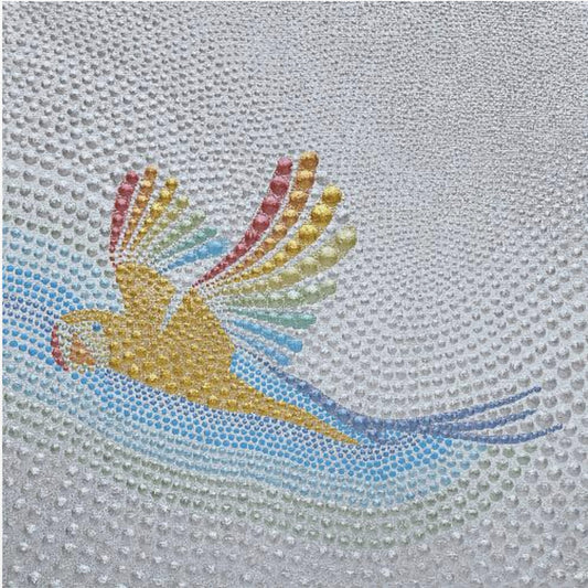 Regenboogpapegaai Vlucht | Canvas