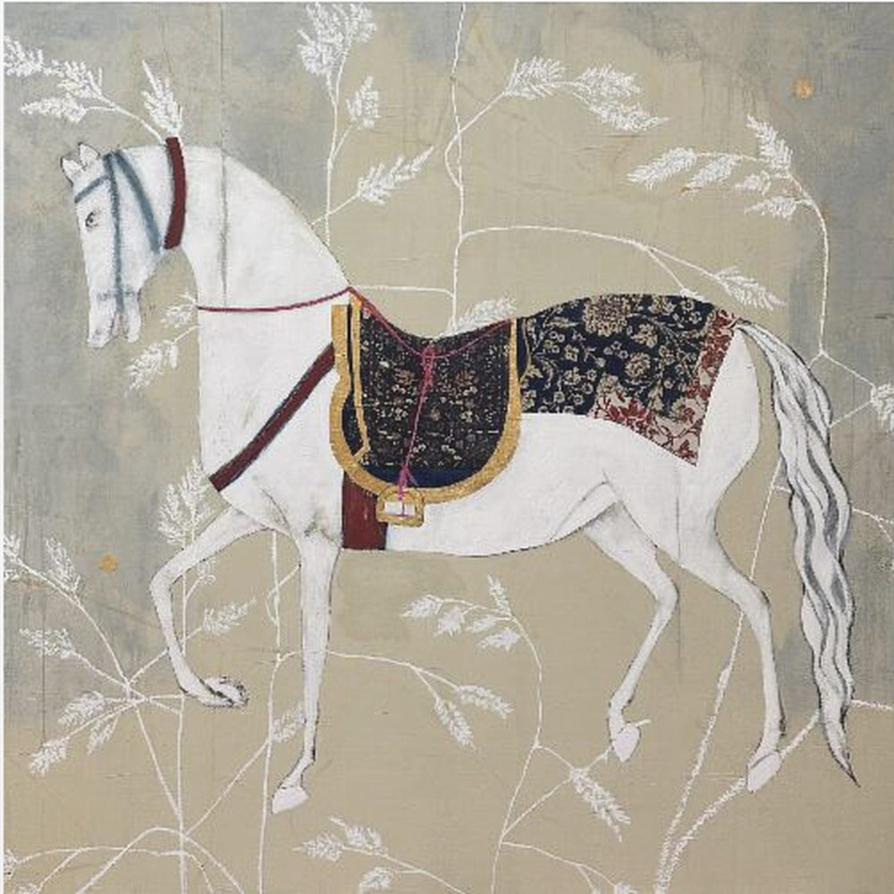Ruiter-Elegantie Wandtapijten van Tijd IV | Canvas