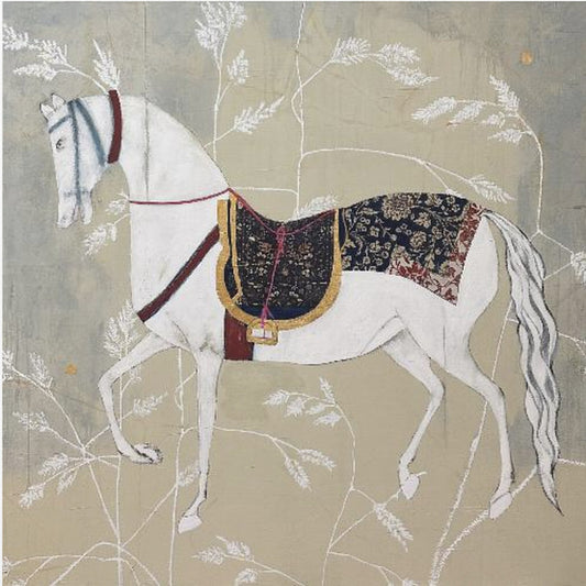 Ruiter-Elegantie Wandtapijten van Tijd IV | Canvas