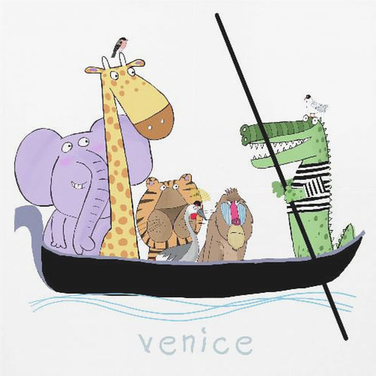 Venetiaanse safaritocht | Canvas