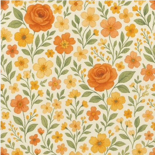 Oranje Rozenweide | Canvas