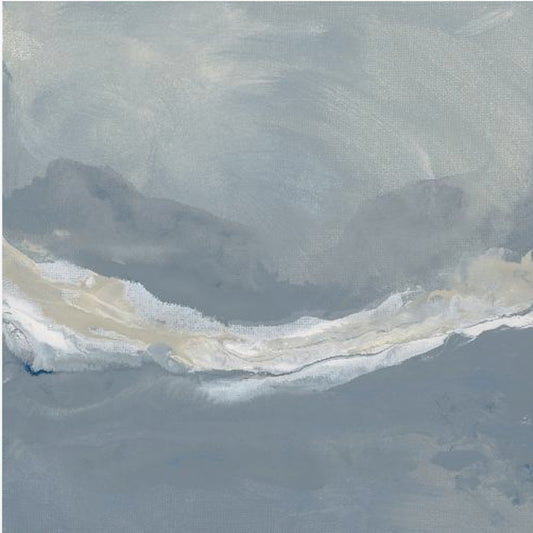 Mistige Bergsluier | Canvas