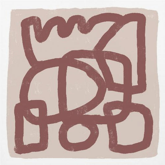 Lijntekening, abstract, patroon | Canvas