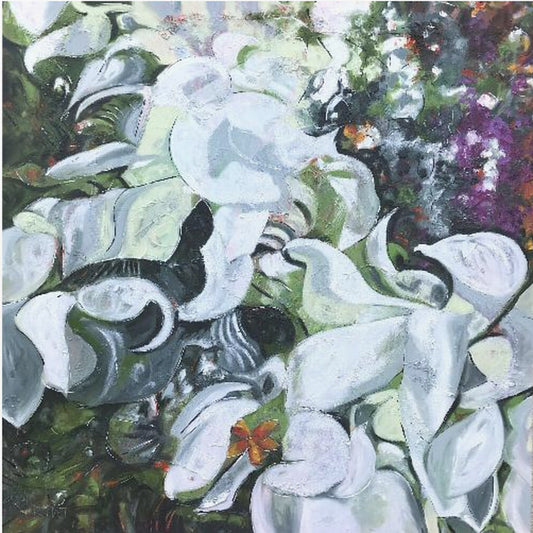 Een kleine bloem | Canvas