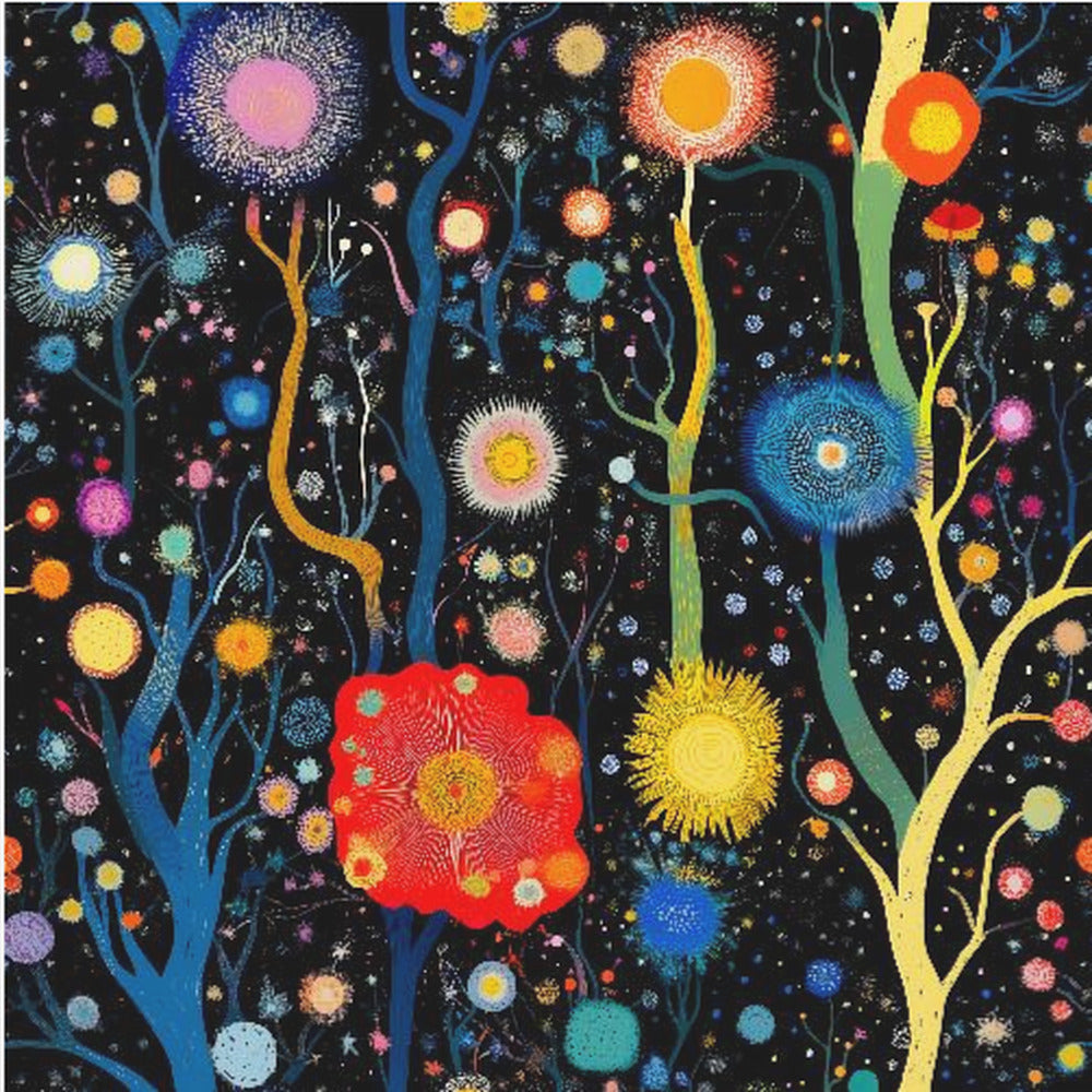 Levendige Hemelse Tuin | Canvas
