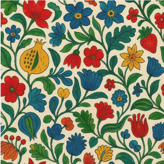 Bloeiende bloemensymfonie | Canvas